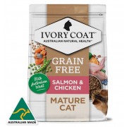 Ivory Coat 無穀物 高齡老貓糧 - 三文魚及雞肉配方 2kg